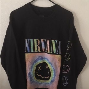 Nirvana Official Logo Sweatshirt NWT M